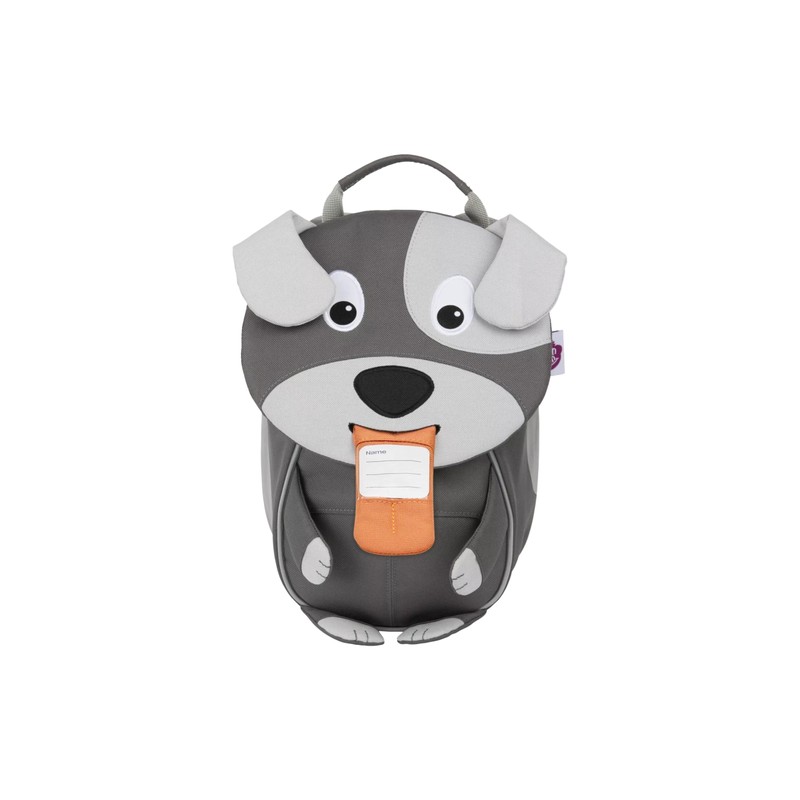 Affenzahn Unisex Kids Dog Plush Snood Scarf, Dog - Grey,