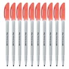 MERCURY Brito Felt Tip Colouring Pens, RED, Pack of 10,