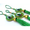 Pack of 3 Green Tassel St Jude Thaddaeus Hanging String