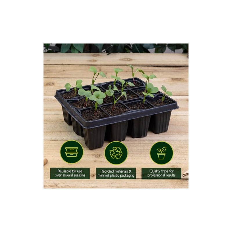 Bosmere Garden Care Modular Inserts, 12 Cells, Pack of 6,
