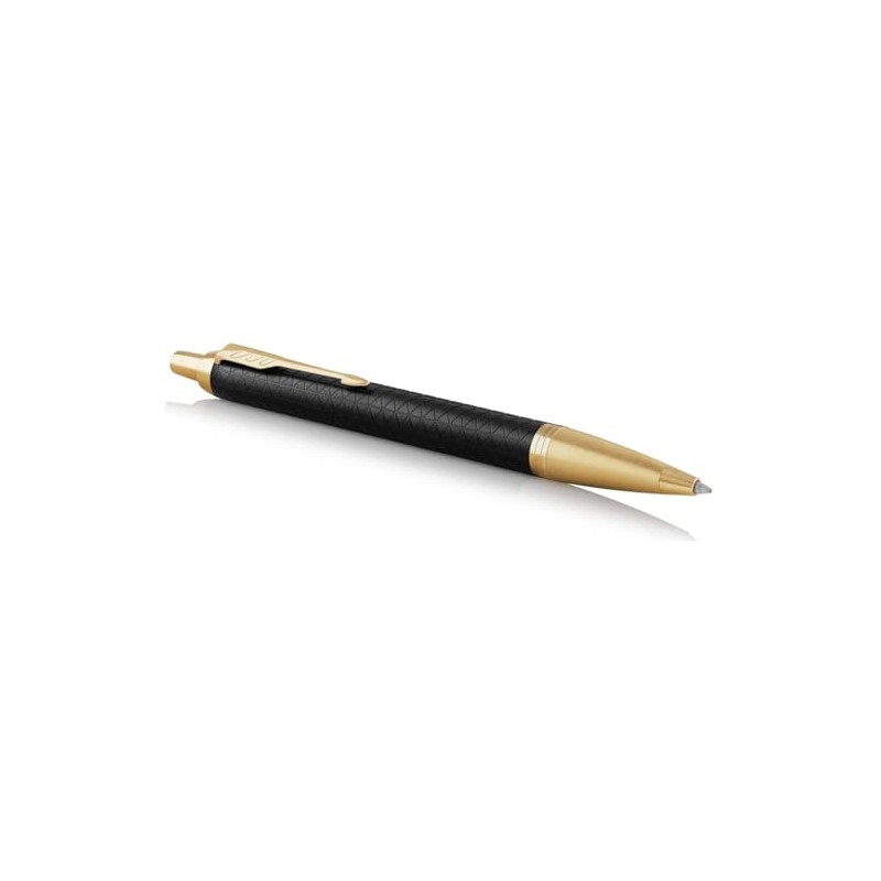 Parker IM Premium Black GT Kugelschreiber + schwarze Hülle -