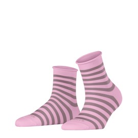 Burlington Women's Swansea W Sso Cotton Patterned 1 Pair Socks, Pink Berry-Pool 8394, 3.5-7