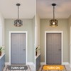 2 Pack Rustic Farmhouse Pendant Light Kitchen Island, Hanging Light