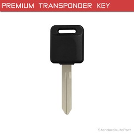 StandardAutoPart Replacement Transponder Car Key for FX35 FX45 G35 QX56 350Z Sentra Titan Versa Xterra Equator Altima Armada Cube Frontier Juke Maxima Murano Pathfinder Quest Rogue (Single)