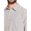 Quiksilver mens Centinela 4 Woven Button Down Shirt, Flint Gray