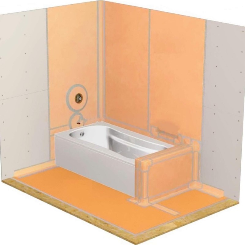 Waterproof Membrane for Shower 3.3 ft x 98.5 ft /