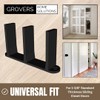 3-Pack Sliding Closet Door Floor Guide Bracket | Universal Fit