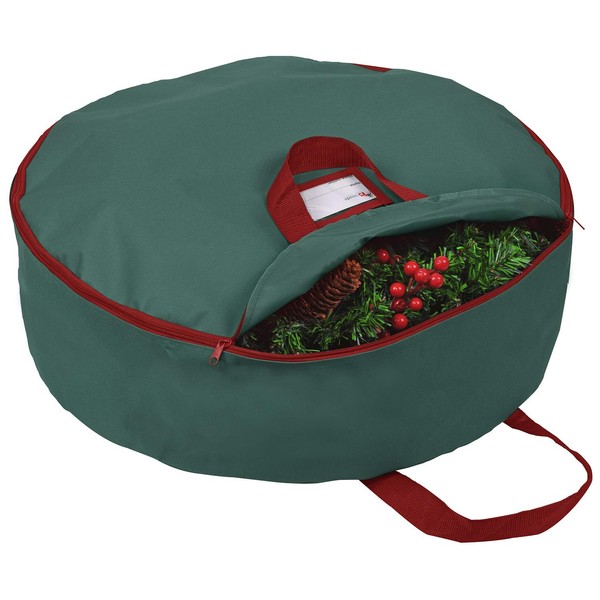 Primode Christmas Wreath Storage Bag 48" - Handles Made of