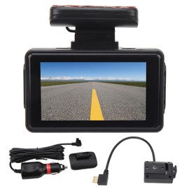 Dash Cam for Car Front and Rear Dual Lens Rotatable 3 Inch HD IPS Screen 1080P Night Vision Dashboard Camera Recorder for Driving Parking