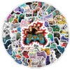 100PCS Small Sized Gamepad Stickers, Cool Classic Game Remote Control