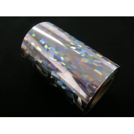 GLEAM FOIL - Lámina holográfica para señuelos y plantillas de metal solo (Mosaic HPT-038) 8 x 50 m (80 mm x 50 M) Murata Kimpaku Co., Ltd.