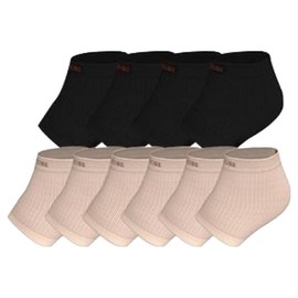Adcross Jo Hye-ryeon Healing Foot Pads 2 pairs black + 3 pairs beige set, 1 set, 200g / 애드크로스 조혜련 힐링 풋패드 블랙 2켤레 + 베이지 3켤레 세트, 1세트, 200g