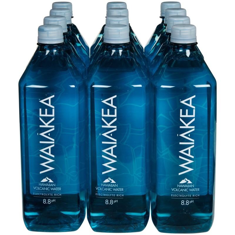 Waiakea Hawaiian Volcanic Water - 33.8 Ounces - 12 ct