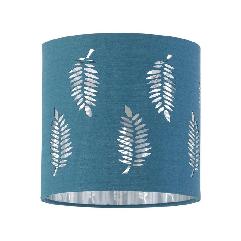 Set of 2 Teal Table Lamp Shades, Lampshades for Table