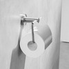 CASEWIND Toilet Roll Holder with Lid Brushed Stainless Steel Wall
