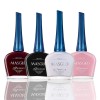 Masglo Black Nail Polish Set 4 Pack 0.5 Fl Oz
