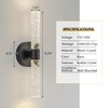 Febeleven 15.35in Wall Sconces Set of Two Rechargeable Battery Wall