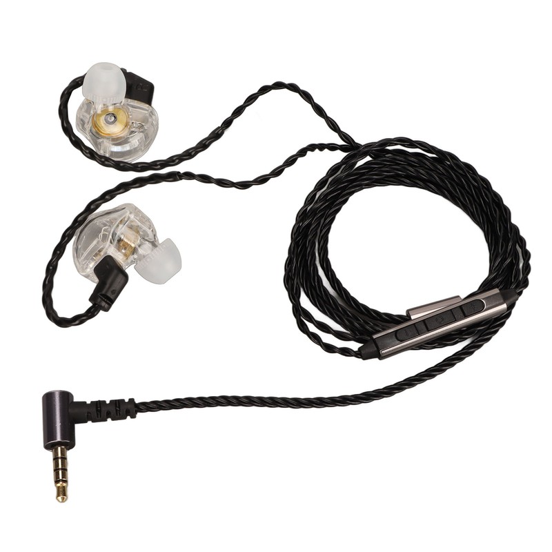 HiFi Wired Earbuds Stereo Dynamic Hybrid 3.5mm Wired Monitor Earbuds