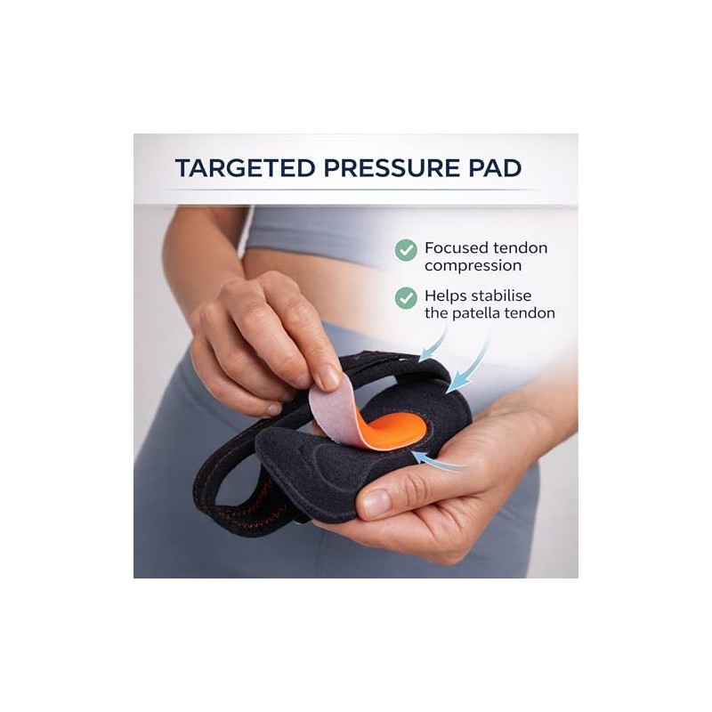 Orliman Patellar Knee Strap – Adjustable Compression Knee Support Brace