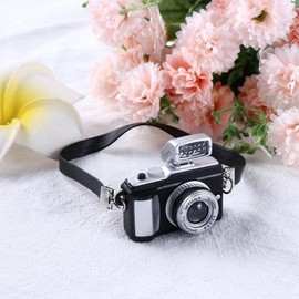 1:4 Scale Mini Camera Prop Ornament Vintage Camera Model, Miniature Digital Camera Mini Decoration Accessories Photography Props Ornament(Style 3)