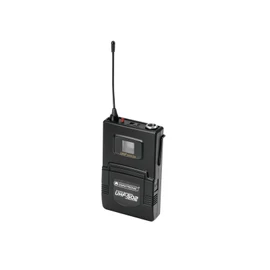 OMNITRONIC UHF-502 Pocket Transmitter 823-832MHz with Lavalier (CH B Orange)