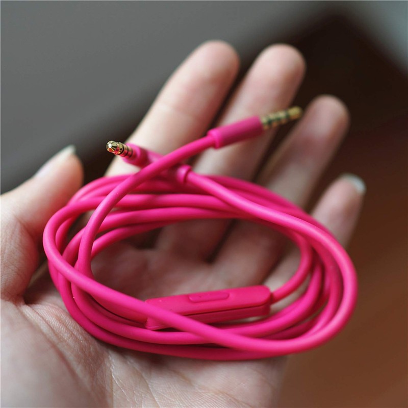 Alitutumao Solo Cable Replacement Cord with Inline Remote Control Microphone
