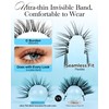 BEYELIAN Wispy Eyelashes Natural Look 8-17mm Cat Eye Wispy Lashes