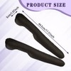 Zufoty 2PCS Car Seat Gap Filler, PU Leather Console Side