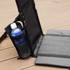 Extra large folding camping backrest with cup holder,Lightweight portable outdoor