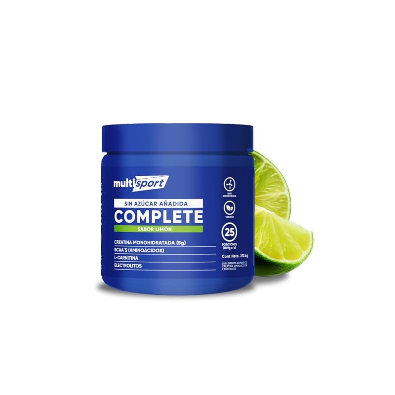Creatina Monohidratada con Pre Entreno + L Carnitina + Electrolitos