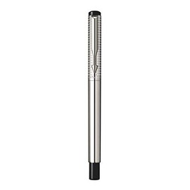 Parker Vector Premium Shiny Stainless Steel Chiselled Blue Rollerball Pen