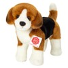 Teddy Hermann 91991 Beagle Standing Cuddly Toy with Recycled Filling