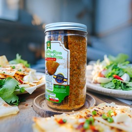 Smile Grilled Rice Paper with Garlic Sauce – Banh Trang Nuong Mam Toi – Spicy & Savory Vietnamese Snack – 5.3oz (150g) – Product of Vietnam