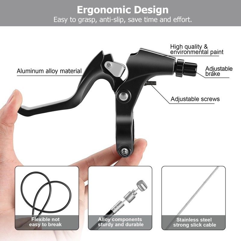 Hmfmdy Bicycle Brake Kit Brake Kit for Most Bikes, Mountain