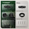 VIVOSUN Professional Automatic Drip Irrigation Kits, 15W Output, All in