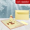 LINPOPUP®, LIN17079 Pop Up 3D Card, Christmas Card, Congratulations Card,