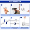 Closet Rods for Hanging Clothes 17 to 87 Inches Metal