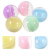 ABOOFAN 50pcs Fillable Capsules Ball Bauble Sphere 50mm Round Capsules