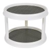 Mainstays 2-Tier Plastic Spice Rack Organizer Turntable
