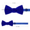PACGOTH Bow Ties for Boys, Pre-Tied Kids Bow Ties, Velvet