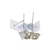 BRB Products Perforated Insulation Pins 4-1/2 In.(100 pcs) with Self-Locking
