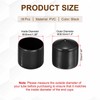 PATIKIL 35mm/1.38" Rubber End Caps, 18pcs PVC Cover Flexible Cap