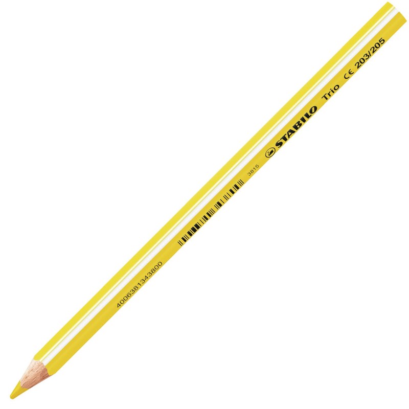 Colouring Pencil - STABILO Trio thick Wallet of 12 Assorted