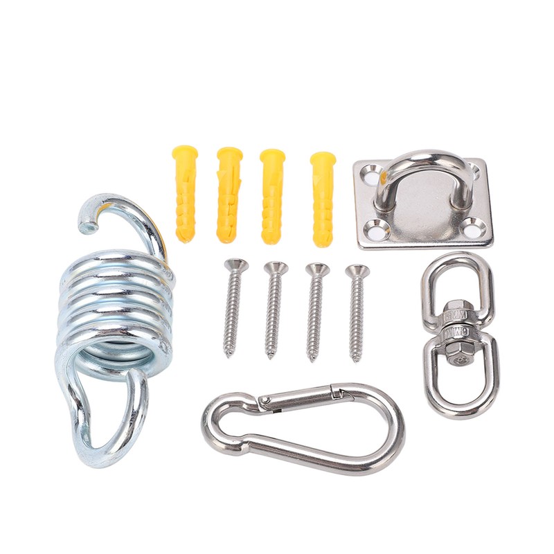 Stainless Steel Ceiling Hammock Hanging Kit 551lb Capacity Suspension Hook