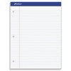 Ampad Double Sheet Pad, White, Letter Size, College Rule, 100