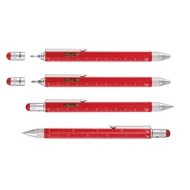 Troika PIP20RD Construction Ballpoint Pen, Red