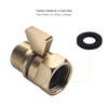 ChuangTim Brushed Gold Shower Head Shut Off Valve, 1/2" NPT