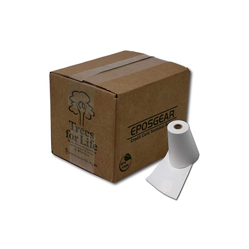 EPOSGEAR® (20 Rolls) 57mm x 30mm 57x30 Thermal Paper Till