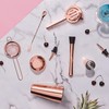 Beautify Cocktail Shaker Set, Copper 8pc Set with 600ml Parisian