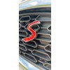 Metal Red S Lettering Front Grille Grill Chrome w/Mount Emblem